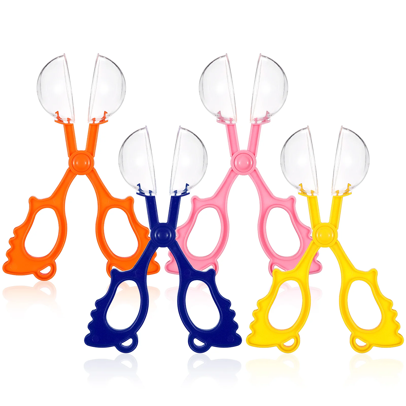 

4 Pcs Kids Insects Catch Clamp Playset Outdoor Scissors Toddler Plastic Tweezers