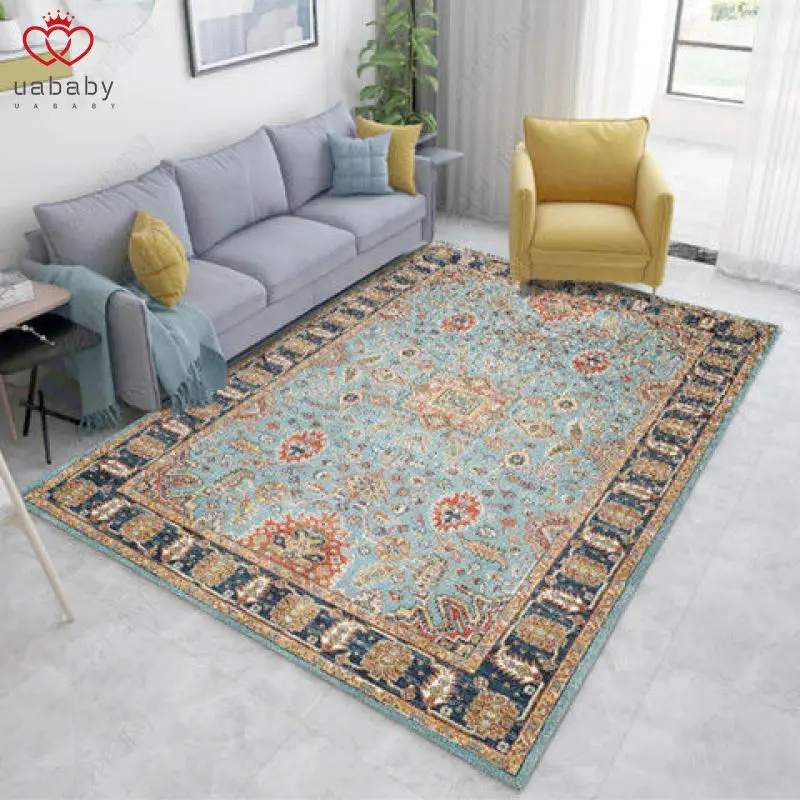 

Luxury Persian Carpets For Living Room Large Area Rug Nordic Modern Bedroom Decoration Non-slip Home Doormat
