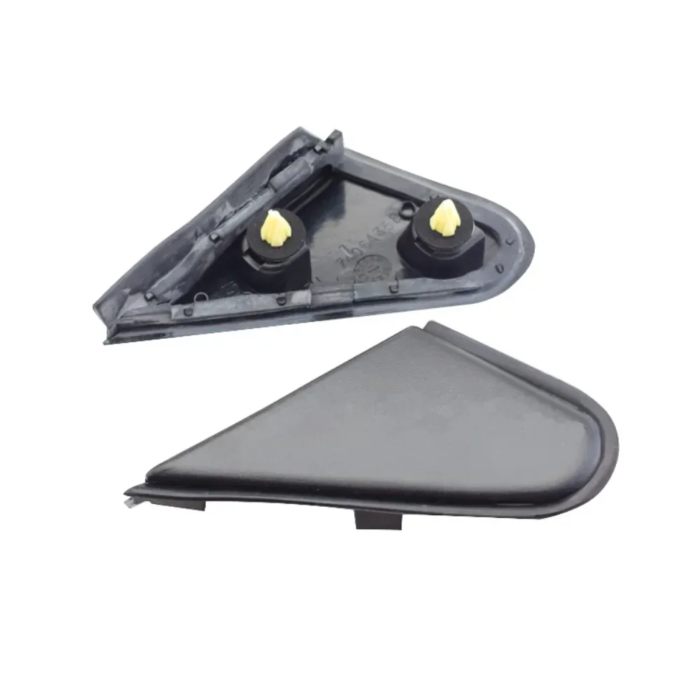 

1 или 2 шт. декоративная зеркальная отделка столба для Lancer CX CY CZ 7405A055 2007-2020 Треугольная пластина для EVO X Черная крышка для FORTIS