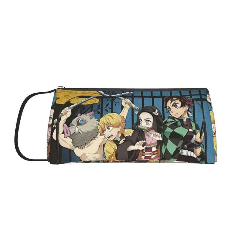 

Demon Slayer Kimetsu No Yaiba Anime Manga Pencil Bag Case for Boy Girl Large Capacity Pen Box Stationery