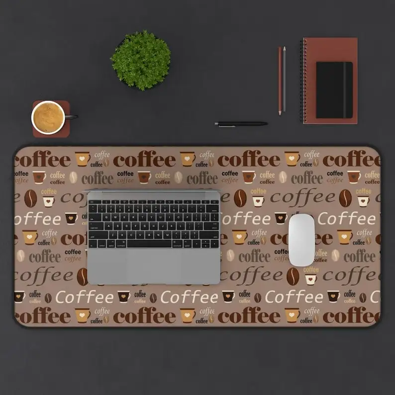 

Espresso Cute Coffee Lover Large Mouse Pad, Coffee Mouse Pad Large, Aesthetic Gaming Mouse Pad Large, Extended Mouse Pad, Coffee