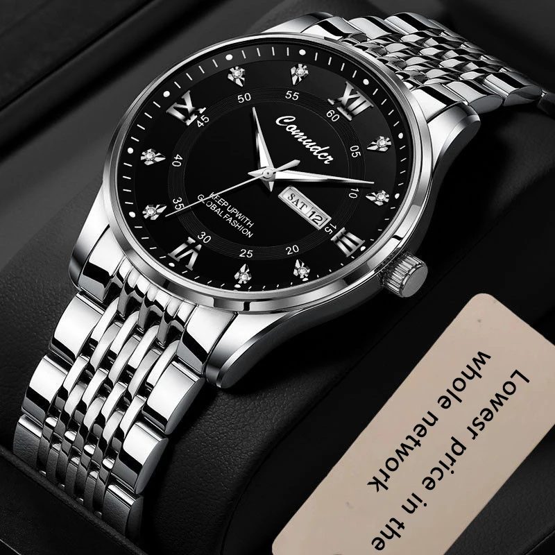 

COMUDIR 2023 New Men's Watches Top Luxury Quartz Watch For Men Automatic Date Speed Chronograph Sapphire Mirror Wristwatch