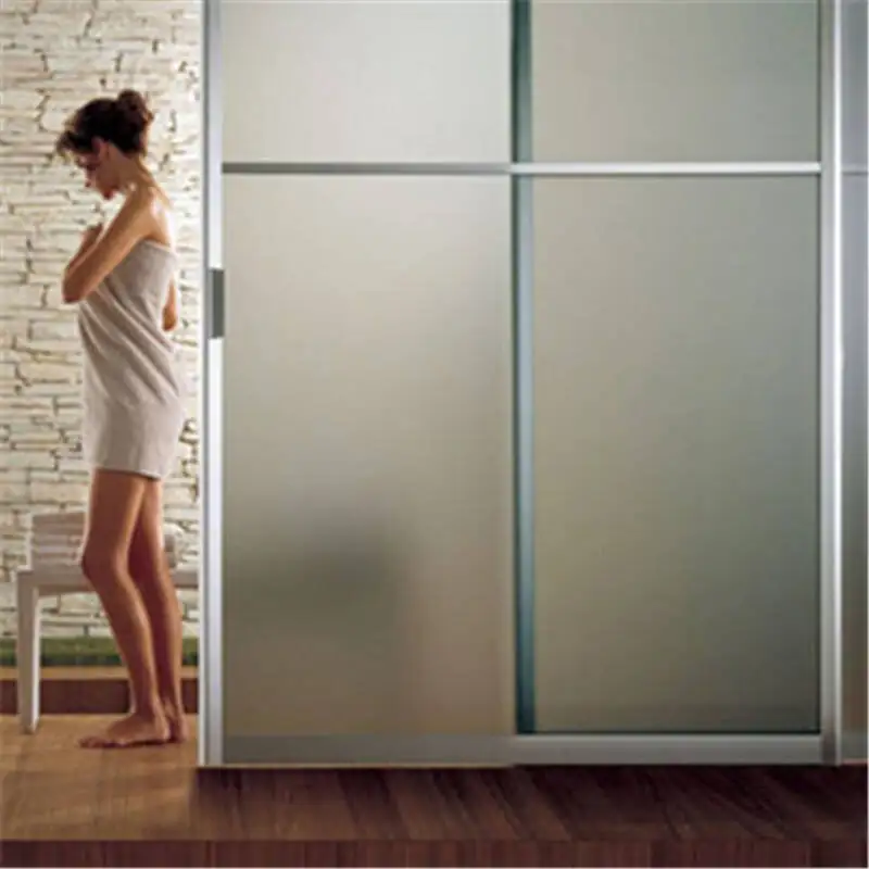 

60*200 cm Window Film Tint No Glue Static Home Decor Bathroom Privacy Glass Sticker Pure matte film opaque window safety cover