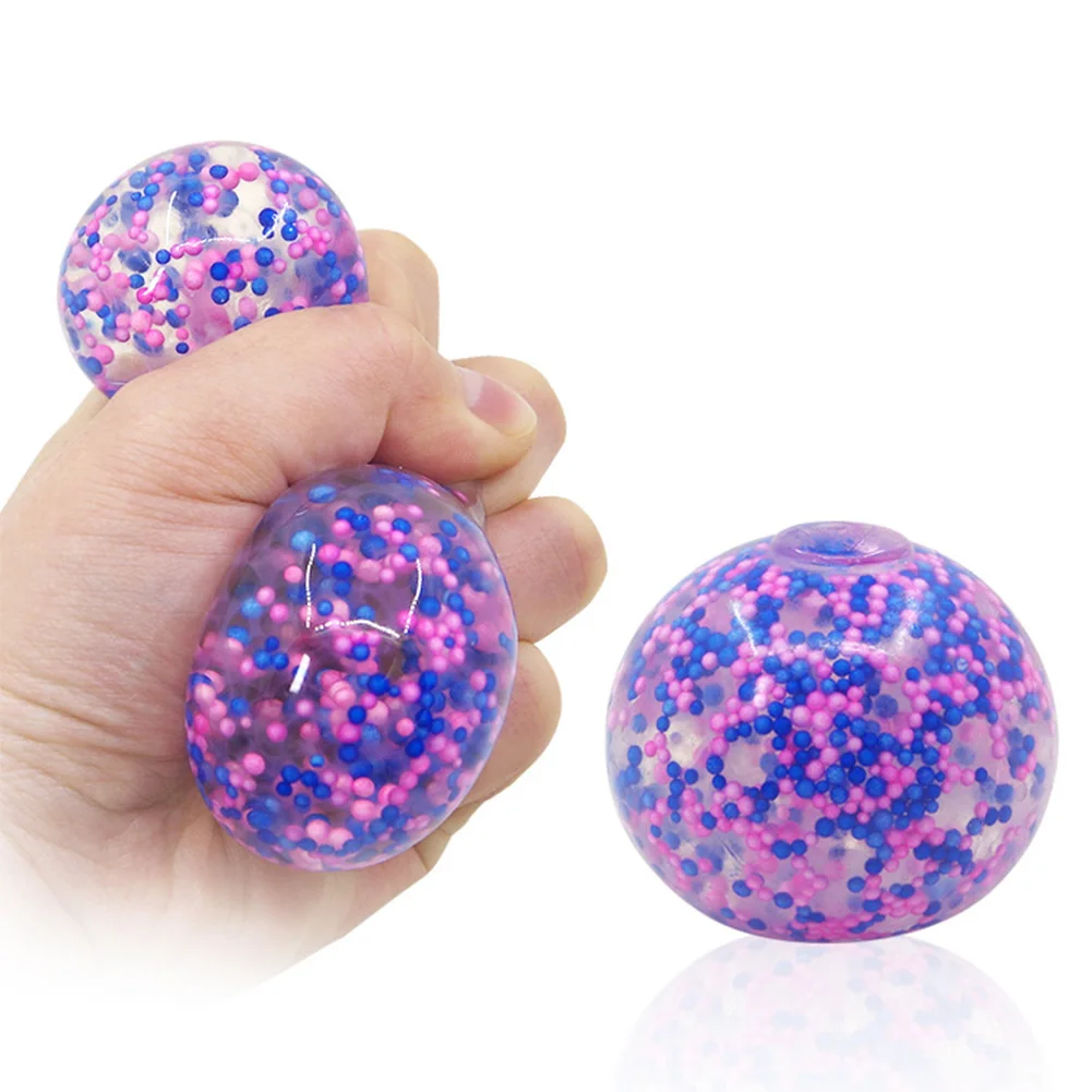 

Clear Stress Balls Colorful Ball Autism Mood Squeeze Relief Healthy Toy Funny Gadget Vent Toy Children Birthday Gift
