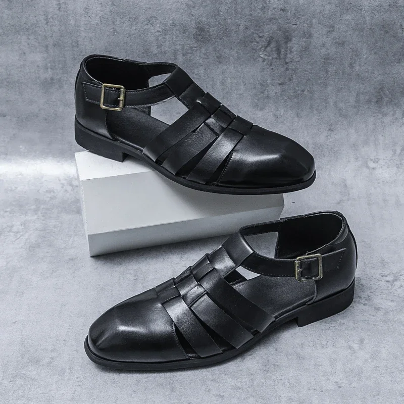 Новые летние мужские уличные сандалии с вырезами пляжная обувь для кемпинга