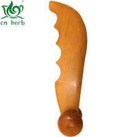 cn herb multifunctional wooden scraping board camphor wood dual use scraping sheet facial beauty meridian massage massage tool
