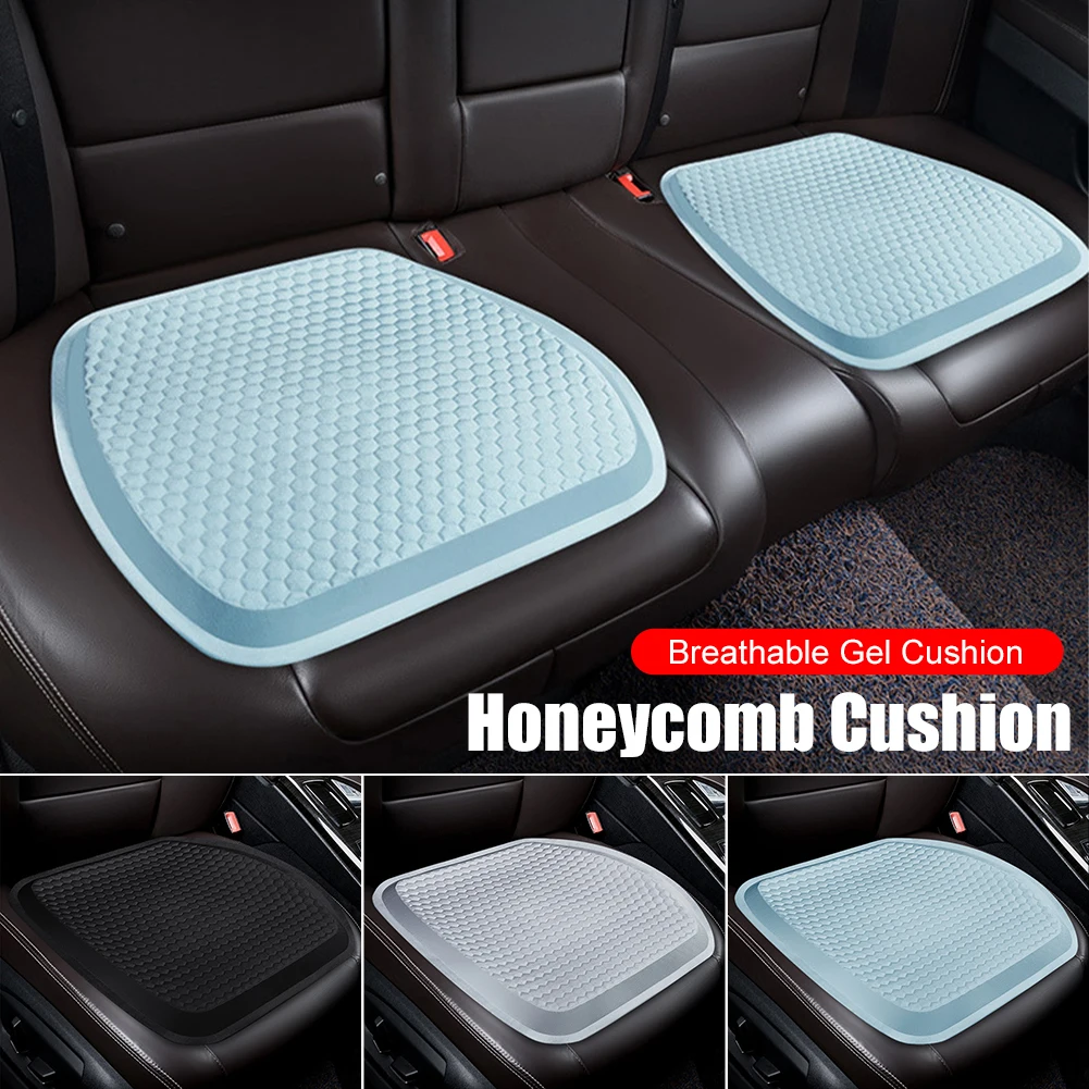

Universal Gel Car Seat Cushion Breathable Honeycomb Cooling Seat Pad Pressure Relief for Car Home Office Chair Summer Supplies