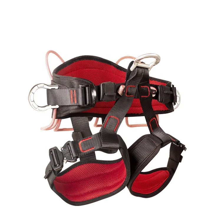 

polyester sit harness Fall prevention, rock climbing, fire fighting, high-altitude operation safety equipment