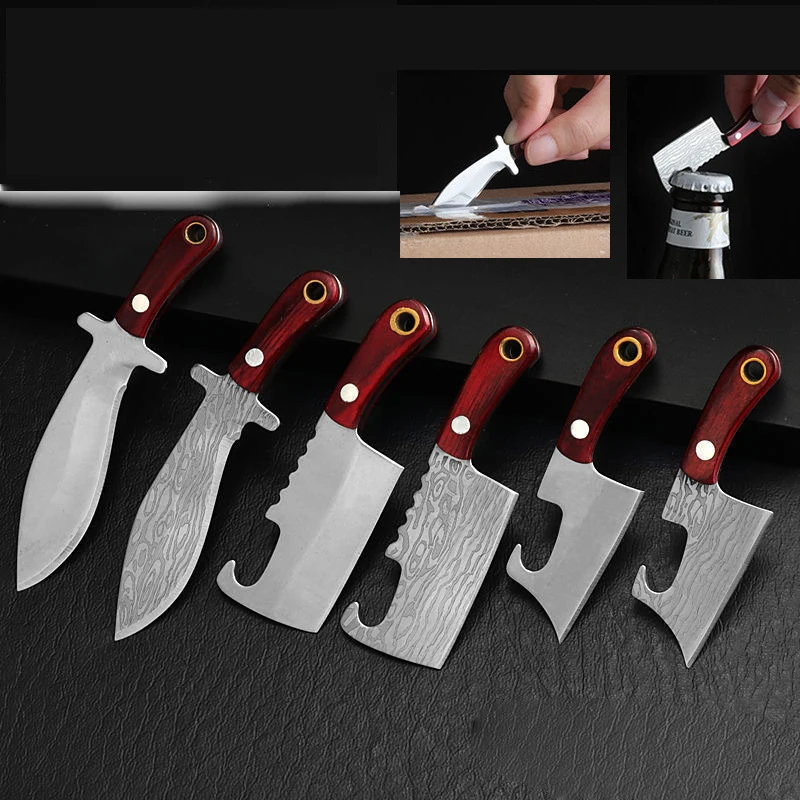 

Portable Small Blade Wine Bottle Opening Paper Cutting EDC Fixed Blade