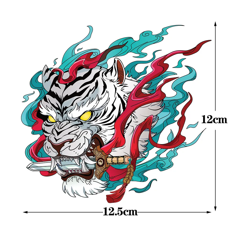 Светоотражающая наклейка Tiger водонепроницаемая на мотоцикл топливный бак JDM Ghost