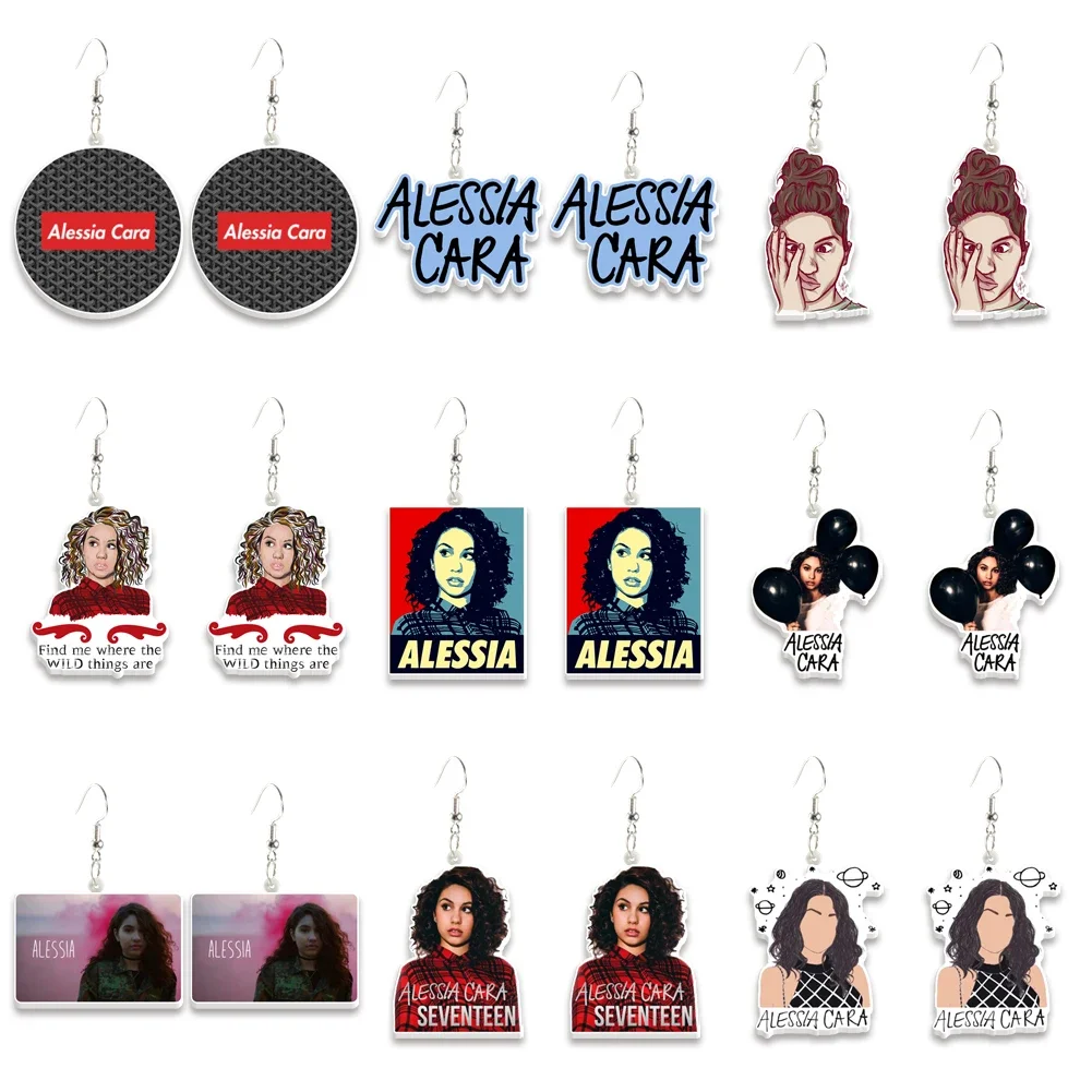 Серьги из акриловой смолы Алиссия большие длинные висячие серьги уникальные