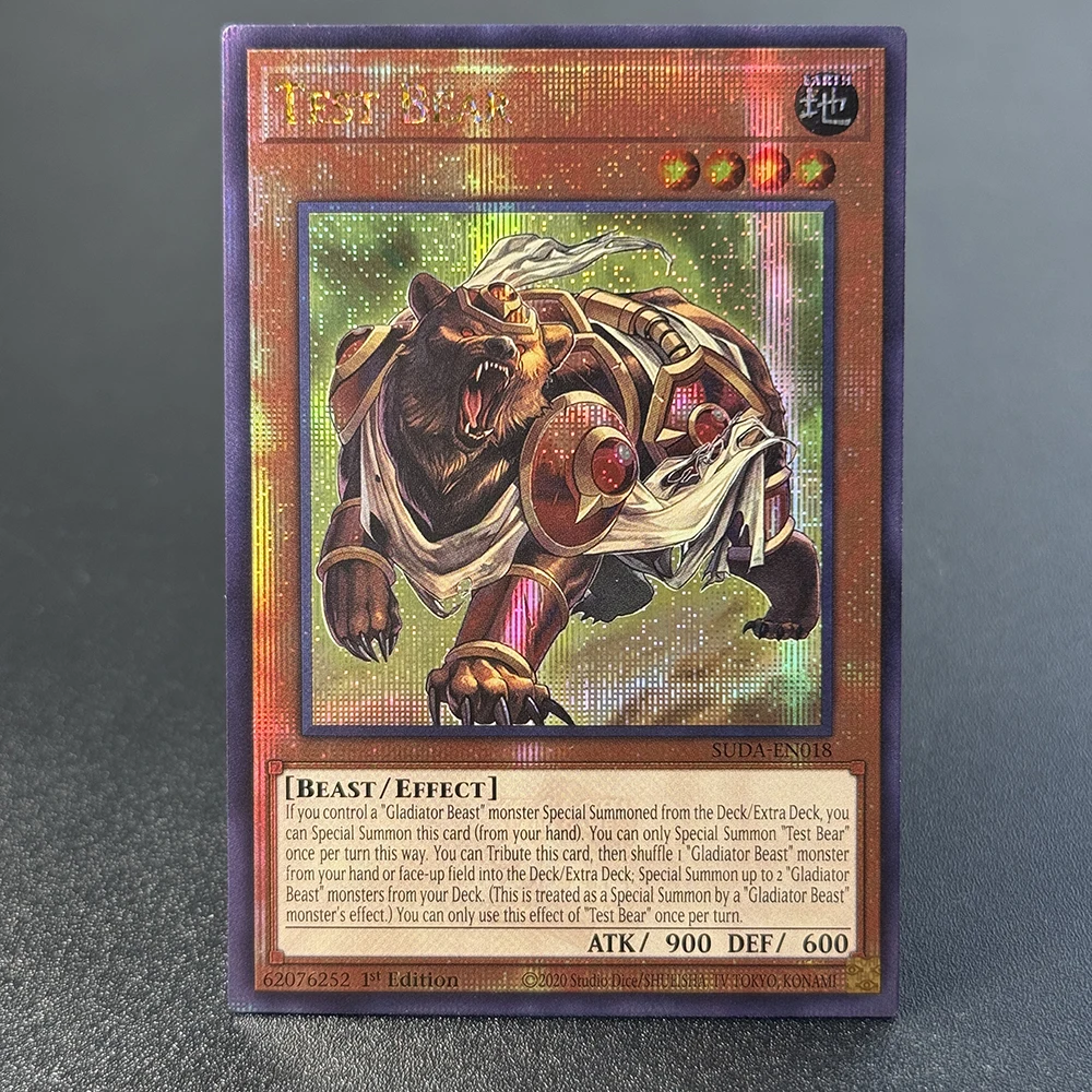2шт Ю-Ги-О! TCG аниме карты голографическая-QCScR коллекция игрушка Primite Drillbeam Test Bear Liberator Eto Substitoad Argostars (art.: 3920cf8aedbfd) - 3920cf8aedbfd