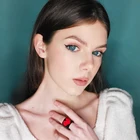 FAIRYWOO Миюки женское кольцо для влюбленных дизайнерское ручное изготовление бисера Горячая Распродажа кольца милое искусственное кольцо для девушек Персиковое сердце