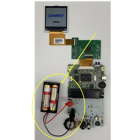 Чехол для хранения батарей, держатель, зажим с 2 слотами для Gameboy GB GBP GBC NGPC
