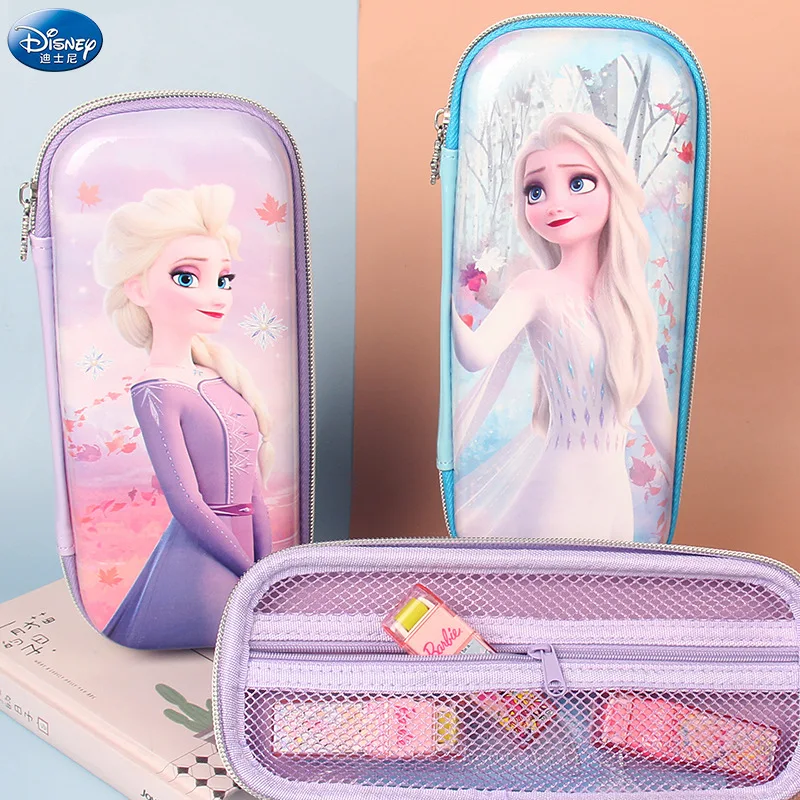 Чехол для карандашей Disney футляр ручек с Микки и Минни Маус Большой Вместительный