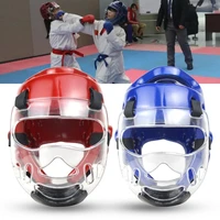 taekwondo helmet adult children breathable shock absorption multi purpose head guard sparring helmet for sport skating equipment