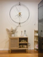 70cm creative wall clock metal 70cm luxury oversized clocks modern spain silent living room wall clock decor