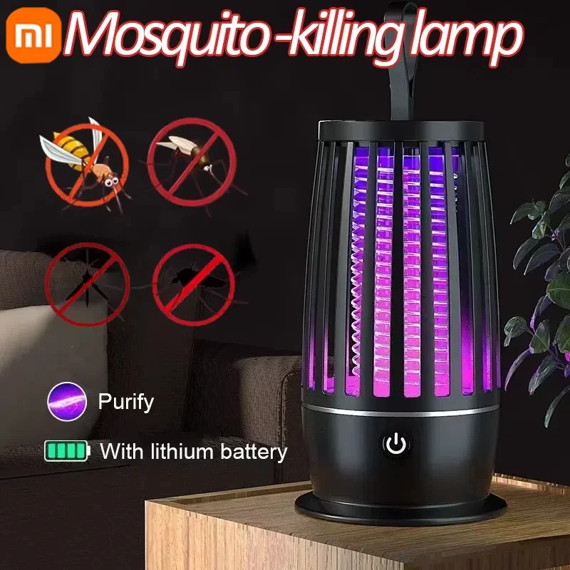 

Xiaomi лампа от комаров портативная перезаряжаемая домашняя электрическая ловушка для мух Zapper средство от насекомых уличная бесшумная лампа против комаров