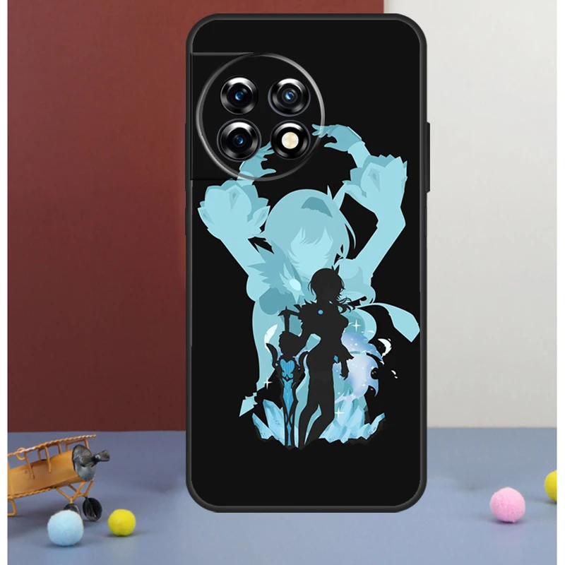 Чехол Genshin Impact Game Cover для OnePlus Nord 4 CE 2 3 Lite N20 N30 9 10 Pro 8T 9RT 10T 11 12 13 R