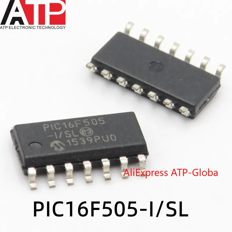 

10 шт. PIC16F505-I/SL SOP-14 PIC16F505 оригинальный запас интегральных микросхем