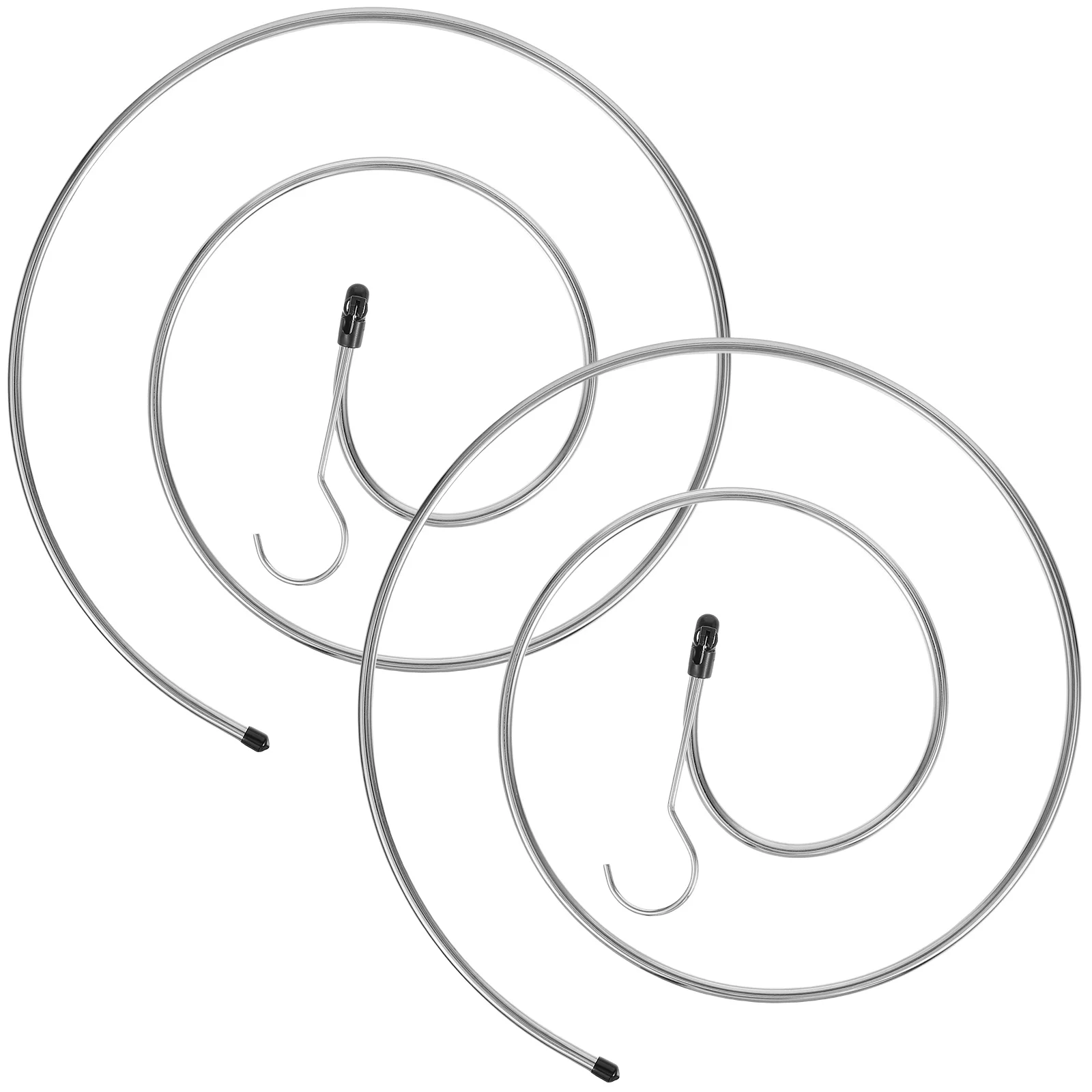 

2pcs Laundry Hanger Spiral Bed Sheet Rack Rotating Clothes Scarf Blanket Drying Hanger Spiral Space Saving Clothing Drying