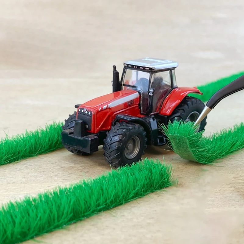 Длинная травяная куст 9 мм высокая миниатюрная модель живой изгороди песочный