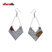 fashion multi color ankara ethnic drop earrings african print fabric earrings jewelry earring for women wyb507