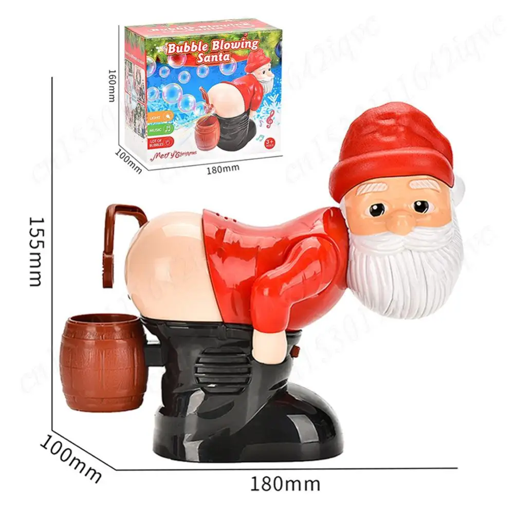 Автоматическая игрушка для нагнетания пузырей Рождественский Санта-Клаус