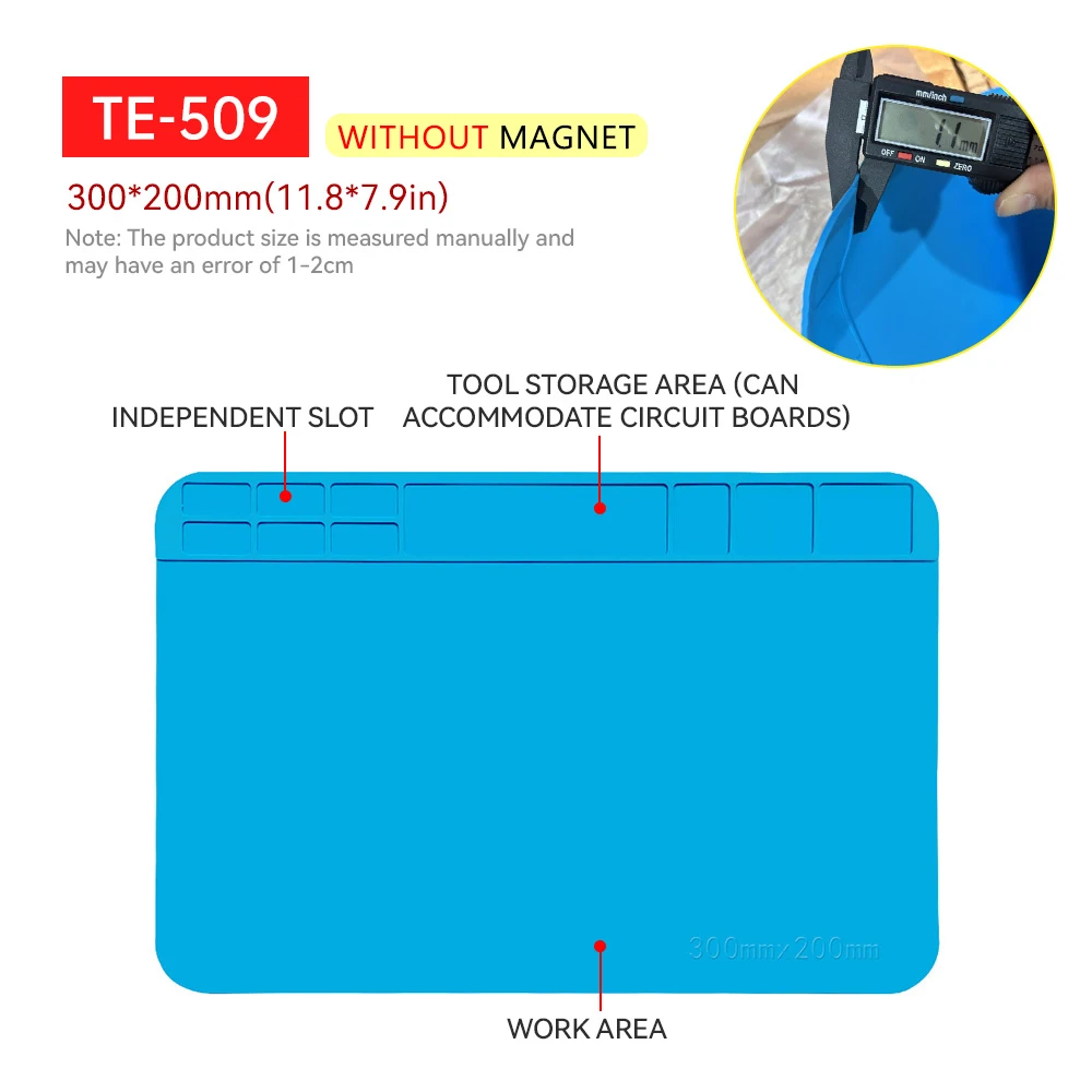 

Силиконовый коврик для ремонта, паяльный коврик, термостойкая изоляция, рабочий стол, инструмент для магнитной изоляции паяльной станции