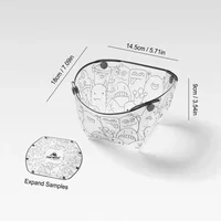 Многоразовые складные чашки, тарелки, миски из полипропилена#5