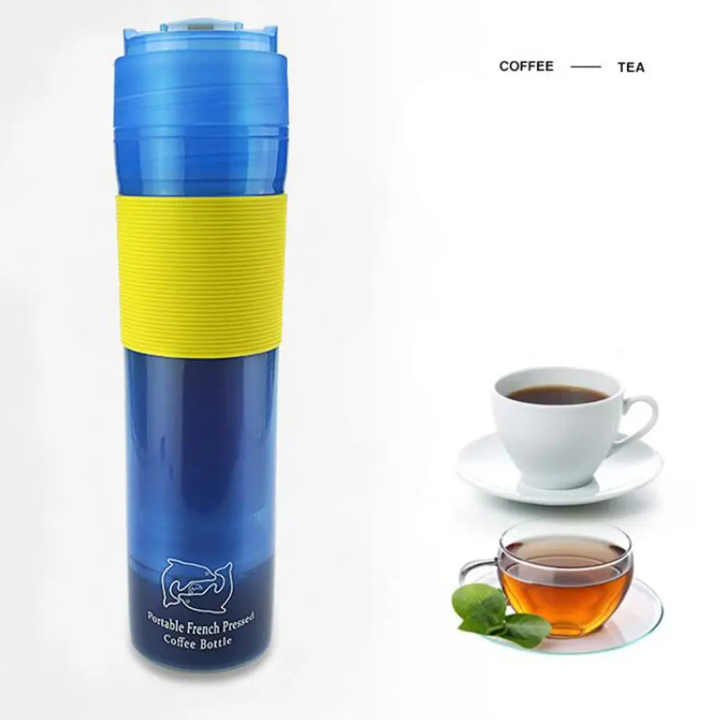3 Colors Portable Coffee Machine Manual Espresso Maker Travel Mug Cup