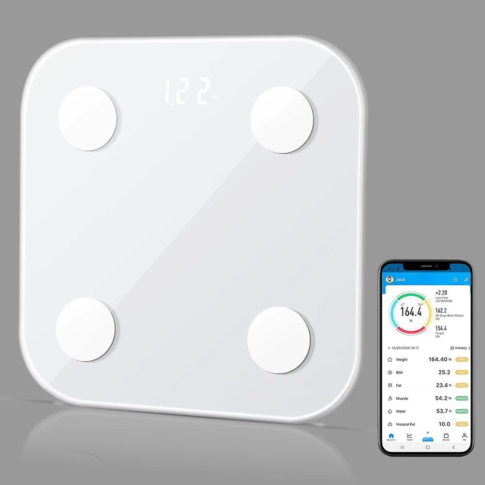 

Bluetooth Scale Smart Body Fat Scale Portable LCD Display Digital Weight Scale Household Small Electronic Scale
