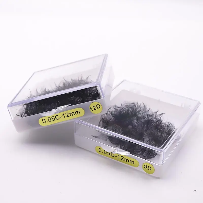 Накладные ресницы длина 0.07D цвет в ассортименте