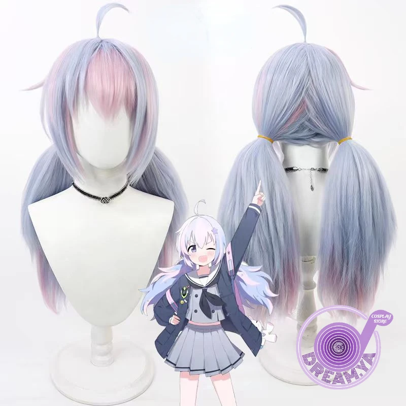 Uzawa Reisa парик для косплея синий архив фиолетовый розовый 60 см термостойкие