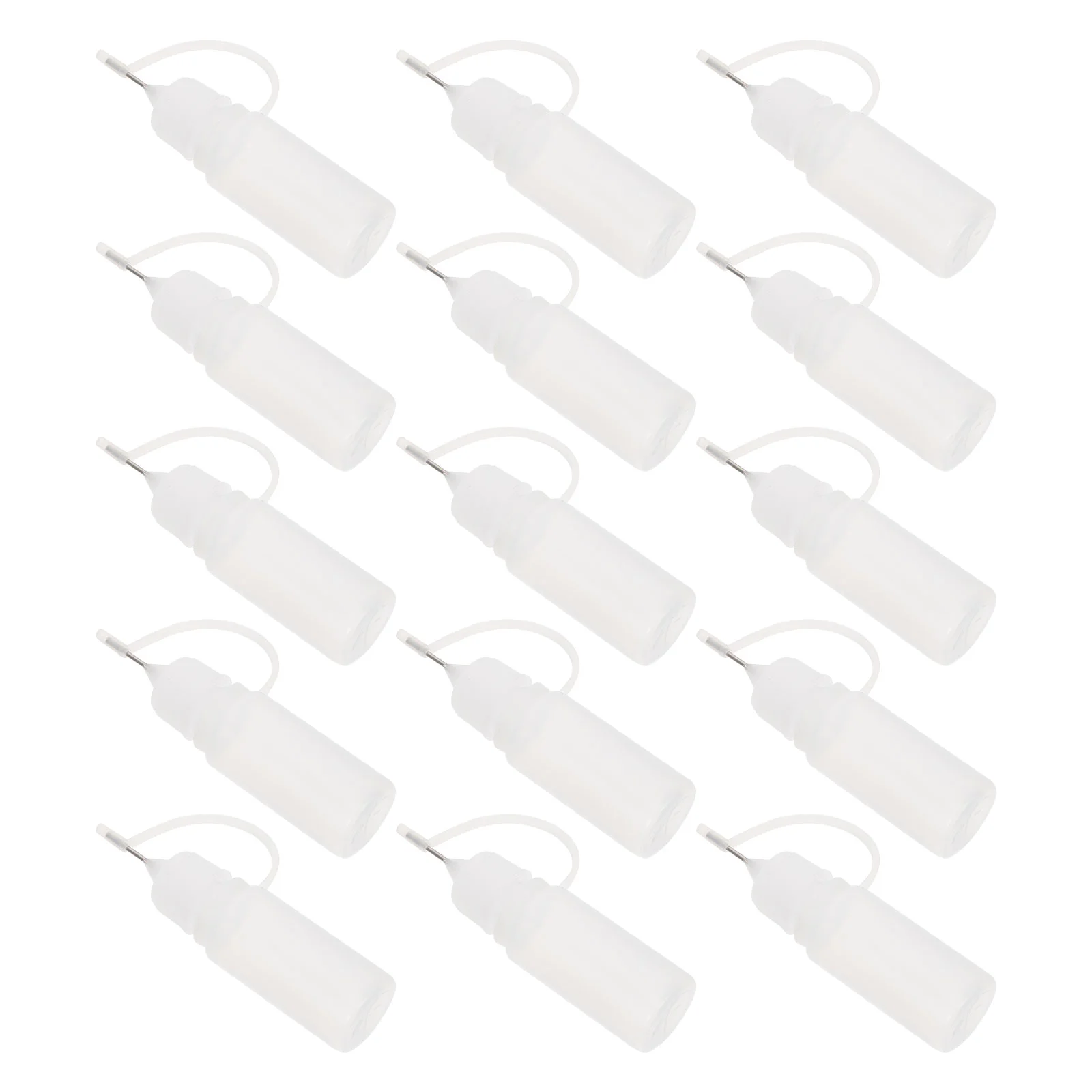 

15 Pcs Bottled Glue Storage Bottles Liquid Toiletry Containers Multipurpose Empty Applicator Lecythus Refillable