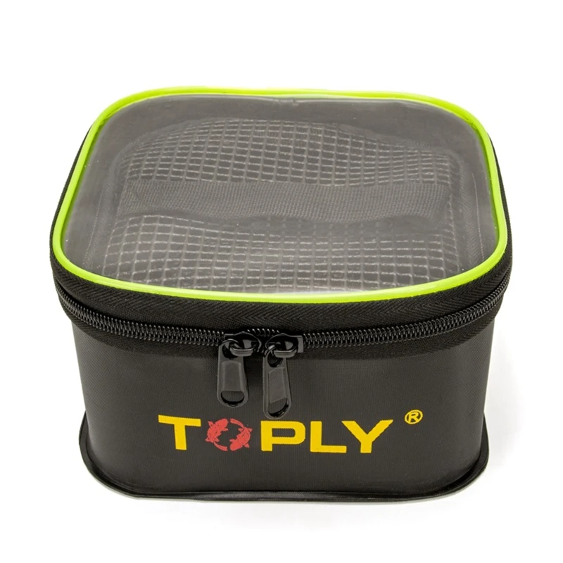 

TOPLY 1 Piece Thickened Portable Storage Bag Fish Box For Lure Outdoor Camping Hard-Wearing Net Bucket Set