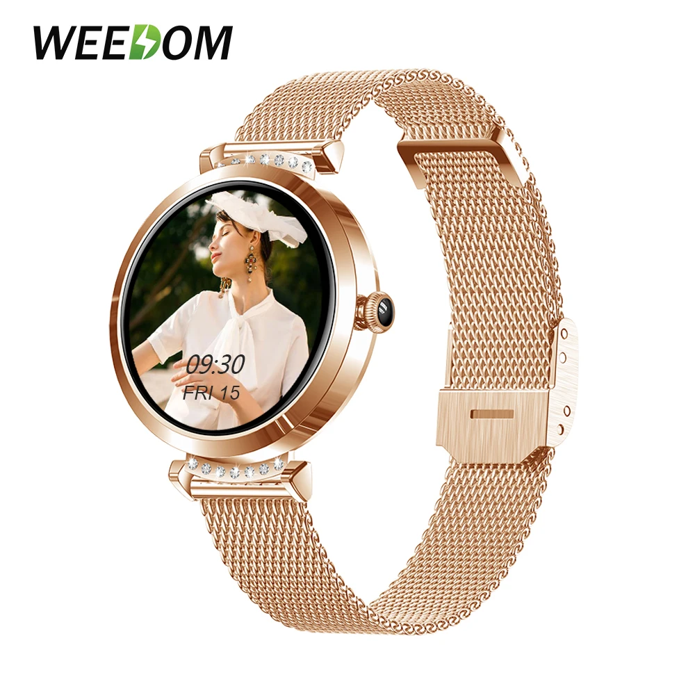 

WEEDOM 2022 Smart Watch Women Full Touch Bracelet Fitness Tracker Heart Rate Monitor Sports Ladies Smartwatches For Android IOS