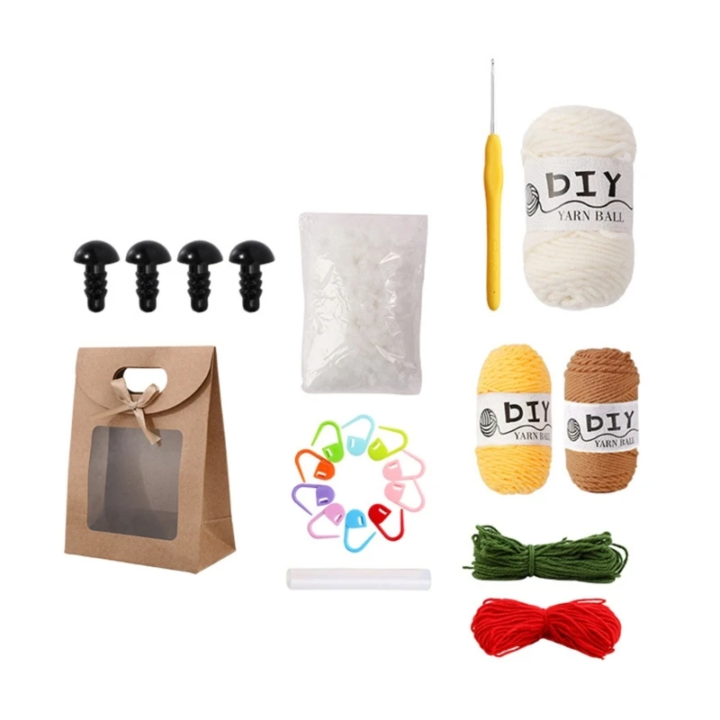 Набор для вязания крючком Животная черепаха с пошаговыми видеоинструкциями