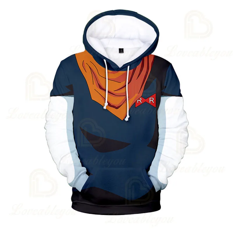 Anime Hoodie Sweatshirt 3D Newest Printing Gokus Pocket Hoodies Men/Women/Kids Size Cosplay Streetwear