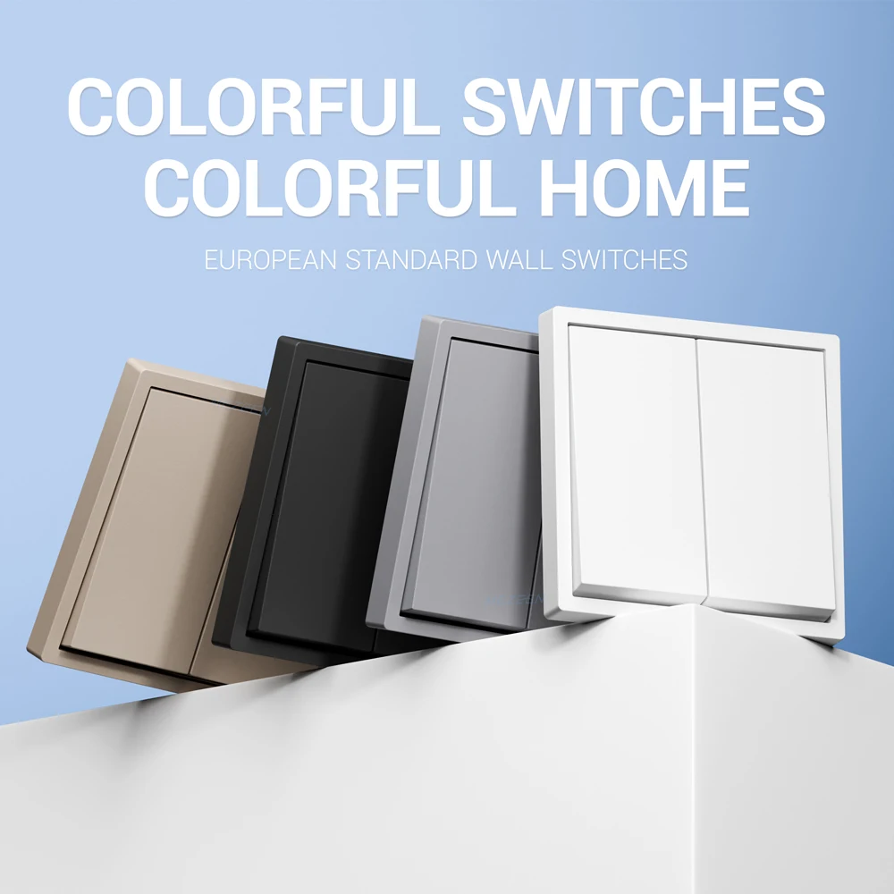 ЕС 80*80 мм двухпозиционный выключатель европейского стандарта розетка