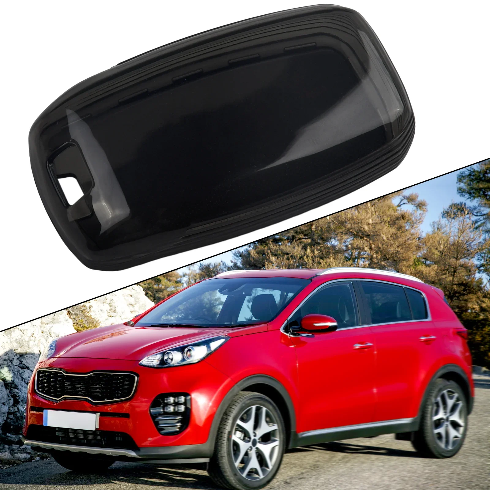 

Чехол для автомобильного ключа, полное покрытие из ТПУ для Kia Sportage Optima Sorento Soul, черный прозрачный чехол для ключа, держатель, автомобильные аксессуары