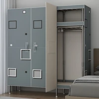 cube storage cabinet wardrobes bedroom luxury fabric closets folding non woven wardrobes organizer armario home furniture 5