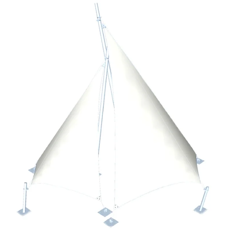 Shencai Натяжная пленочная конструкция ландшафтный навес баскетбольная площадка