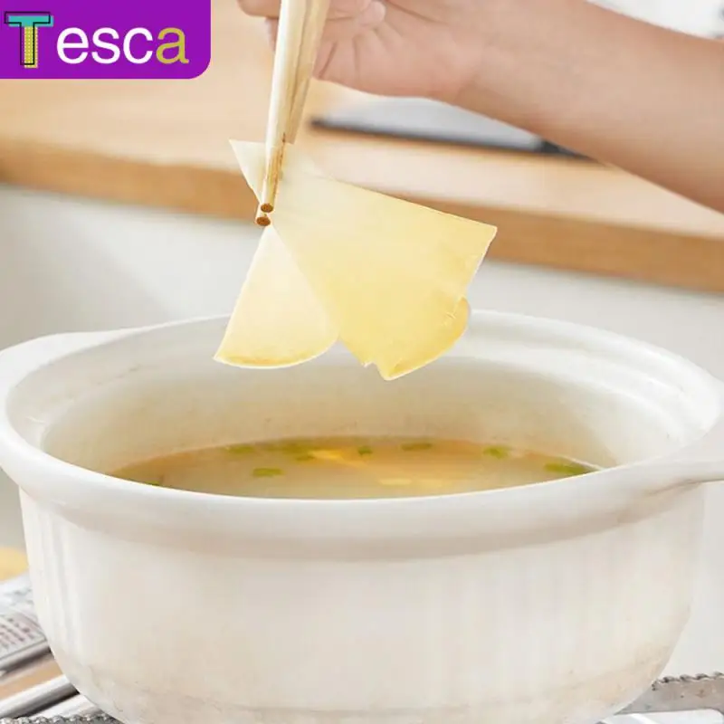 

Soup Oil Filter Paper Wood Pulp Disposable Remove Oil Film Food Grade For People Lose Weight Oil-absorbing Cooking Paper Kitchen