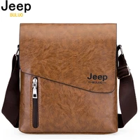 jeep buluo brand high quality pu leather messenger bags for men new style mans tote bag fashion crossbody shoulder bags
