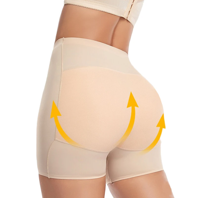 High Waist Butt Pads Seamless Butt Lifter Padded Panties Hip Enhancer Underwear Booty Pads Shapewear Shorts