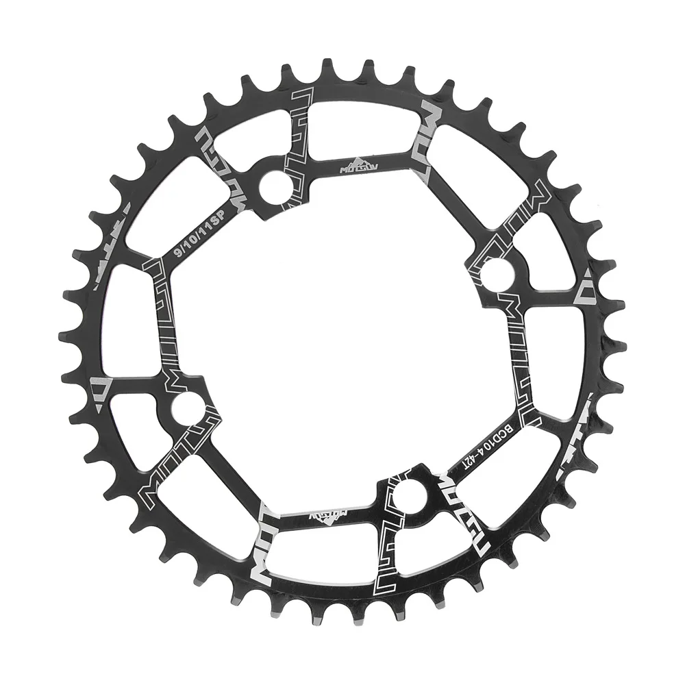

Bicycle Positive And Negative Sprocket 104BCD Crank Single Speed Chainring CNC Aluminum Alloy Bike Tooth Plate 40-52T