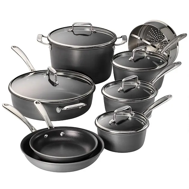 

Gourmet 13 Piece Hard Anodized Aluminum Nonstick Cookware Set