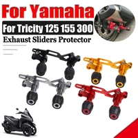 for yamaha tricity 125 155 300 tricity300 tricity125 motorcycle accessories exhaust muffler falling protector sliders crash pad