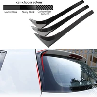 2pcs abs car rear window side spoiler wing sticker trunk spoiler side wing for vw golf 7 mk7 gtd r 2014 2018